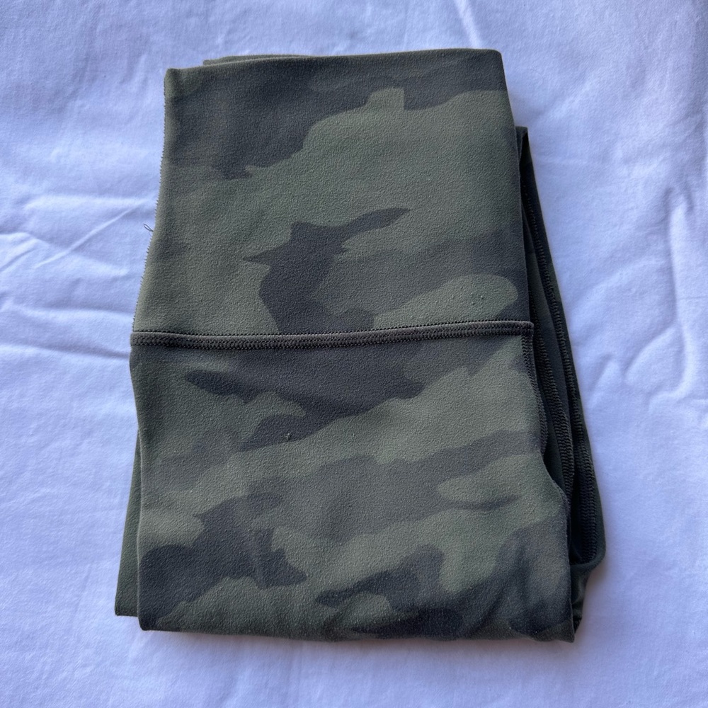 lululemon green camo align leggings